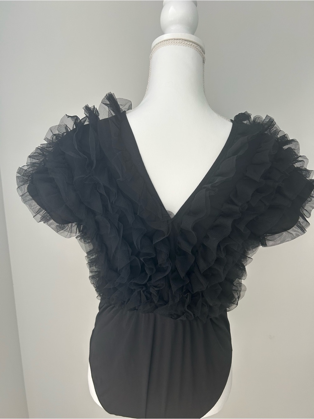 Live 4 Truth Black One-Tulle Ruffle Body with clasps